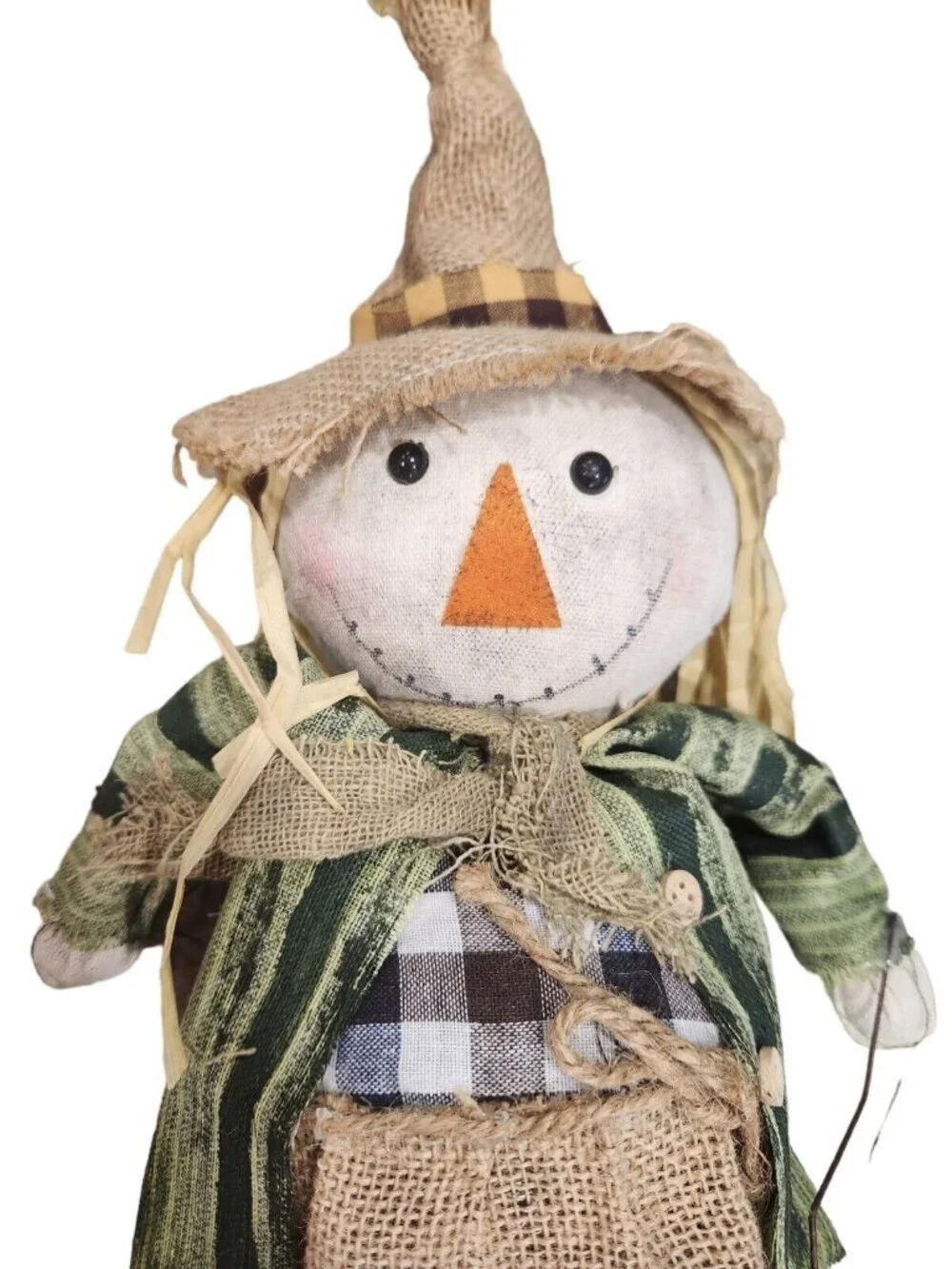 18 Inch Standing Scarecrow Tabletop Decor Rustic Fall